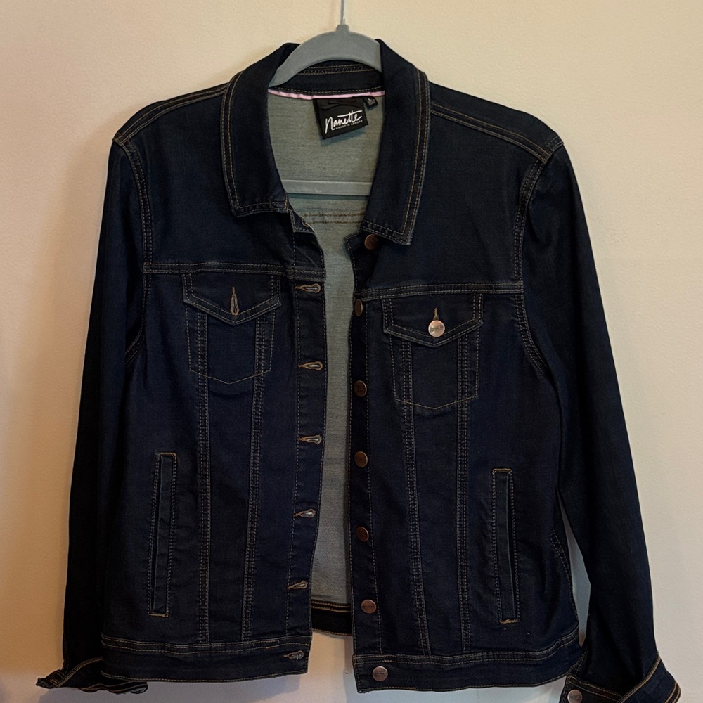 🛍️ Nanette Lepore Dark Blue Jean stretch Jacket
